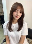 透明感レイヤーミディアム[伊丹駅/髪質改善/白髪染め]