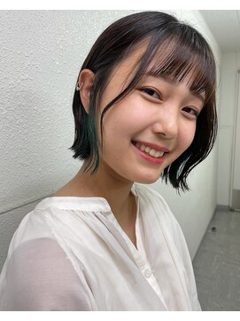 ブランコ 名古屋栄(BLANCO) インナーカラーターコイズ/綾華