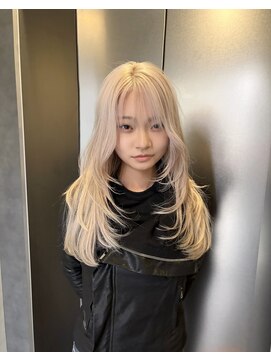 ソル 栄矢場町(SOL) ホワイトミルクティー/ホワイトカラー/ハイレイヤーカット