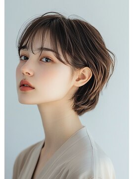 ピーチ バイ ニューヨークニューヨーク(a Peach by NYNY) 大人可愛い大人美人ふんわりカール小顔カットショコラアッシュ