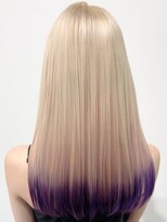 ルネラトーキョー(RUNERA TOKYO)&nbsp;裾カラーダブルカラーケアブリーチパープルカラー紫カラー