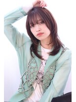 マルシェ(marche)&nbsp;20代30代40代 ミディアムレイヤー くびれ 顔周りレイヤー