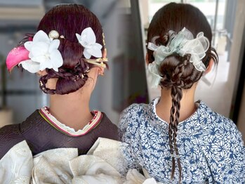 アイティーバイアルバム 下北沢店(IT by ALBUM)の写真/【ヘアセット¥3500】早朝OK・フルアップも30分☆下北沢駅1分!卒業式/結婚式/二次会/お呼ばれ/コンサート