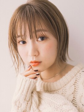 ロウ 銀座(RAW) 銀座　切りっぱなし　ボブ　外ハネ