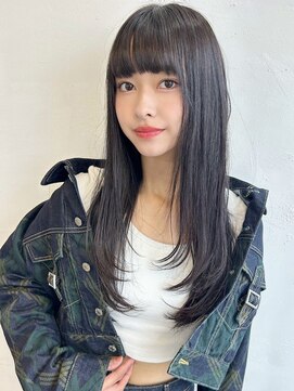 マリアバイアフロート(Maria by AFLOAT) 〈藤間〉ハッシュカット/韓国レイヤー/暗髪ヘア