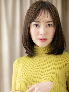 カバーヘアアンドスパ ブリス 浦和(COVER HAIR&SPA bliss) ブリーチなし美髪モカブラウンミディアムレイヤーX浦和30代40代