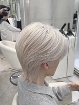 エデアンホンテン メンズサロン(EDEAN 本店 （旧：EDEAN 上通）)&nbsp;熊本メンズカット MEN'S HAIR ホワイトブロンド ウルフ
