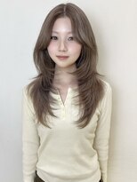 アクシス 栄店(`AXIS)&nbsp;イメチェン/ピンクベージュ/アンブレラカラー/前髪/栄/矢場町