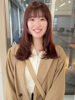 リル 四条河原町(LiLu)&nbsp;ミディアムレイヤーくびれレイヤー外ハネミディアム小顔レイヤー