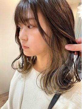 ウル(uLu.) 【アクセントカラー】インナーフォギーベージュ☆