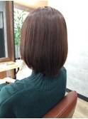 縮毛矯正ケアルーガ ボブ