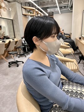 ロンドプロフィール 浦和(Lond profil) Lond.海気　大人丸みショート　耳掛け　マッシュ