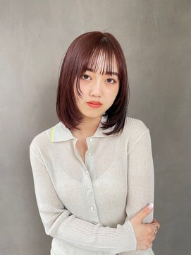 アマーク(a mark) 《小川 結女花》チェリーブラウン