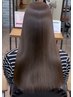 【髪質改善カラー】カット+髪質改善ボンドカラー+ベースTr￥8900