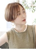 大人マッシュショート/丸みショート/イメチェン/30代40代50代