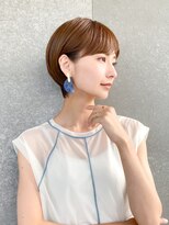 ロンド レグリーズ 立川(Lond leglise)&nbsp;ショート×顔周り×前髪×シルキーベージュ×グレージュカラー