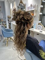 アイム(Aim)&nbsp;お団子ハーフアップ