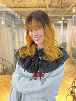ヌープヘアーアイス(NUUP.hair ici)&nbsp;イエローグラデーションカラー