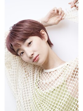 ピークアブー アヴェダ アトレ恵比寿(PEEK-A-BOO AVEDA) ベリーショートピンクベージュ20代30代40代丸みショート