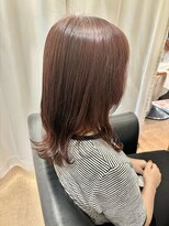 リシェールグリーン 越谷花田店(RICHAIR GREEN)&nbsp;デザインカラー/レイヤーカット/ウェットヘア/オリーブベージュ