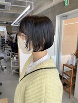 メルシー 福岡天神店(Merci) 地毛風ブルーブラック☆ボブ