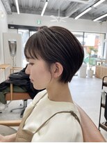 ティエル(TieLu)&nbsp;都内大人気スタイル×丸みショート×外国人風