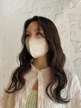 エム(EM) ピンクラベンダーイヤリング