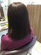マームサロン(ma'am salon)の写真/【髪質改善】髪へのダメージを抑えるアルカリ不使用の酸性ストレート☆しっとり毛先まで潤う質感に♪