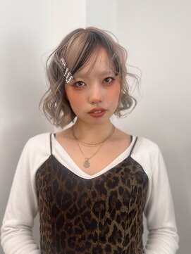 フラミンゴバイカーニバル 江古田(Flamingo by carnival) [yuika]デザインカラー×ボブ