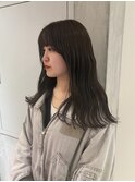【YOKE】オリーブグレージュアッシュブラウン顔周りレイヤー