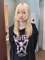 クペウ ローウェン(cope'u ROWEN)&nbsp;渋谷/ウルフカット  デザインカラー ルーツカラー エンドカラー