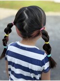 キッズヘアアレンジ