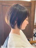 ☆ホワイトグレージュミニウルフチェリーブラウンブリーチ[船橋]