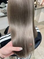 ラック 表参道(LUCK)&nbsp;ミルクティーグレージュのロングストレート