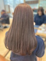 ユニ バイ マグ 長野店(Uni.by Mag)&nbsp;大人可愛いブリーチなし透明感カラーグレージュ