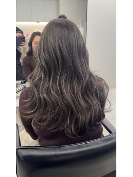 ジルブラン(JIL BLAN) ハイライトバレイヤージュダブルカラー20代30代40代グレージュ