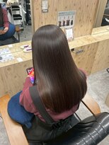 ヌープヘアーアイス(NUUP.hair ici)&nbsp;【艶髪】シルキーな柔艶ロングストレート仕上げ◎/秋冬スタイル