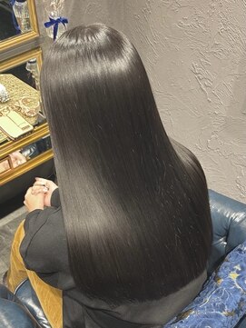 グレーブラック×美髪