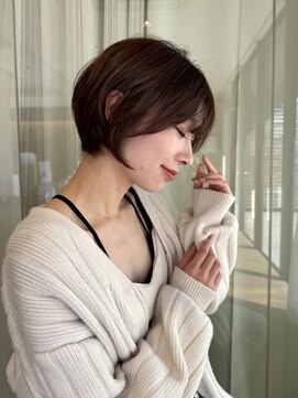 アミリアバイザザ(amiliea by ZA/ZA) 抜け感丸みショートボブ