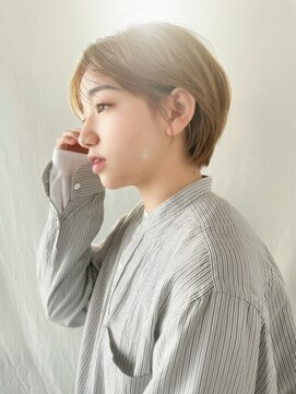 ラス トーキョー(LAS TOKYO) 大人ショートボブ丸みショートカットマッシュショート前髪あり