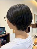 横須賀中央ハンサムショートボブ白髪ぼかしハイライト白髪染め