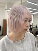 ホワイトブロンドブリーチカラーハイトーン
