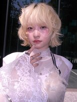 ソレイユトウキョウシブヤ(SOLEIL TOKYO shibuya)&nbsp;透明感ブロンドカラー×レイヤーボブ