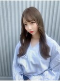 美髪レイヤーカット/顔まわりレイヤー/ロングレイヤー