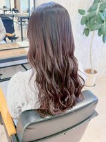 エイチエムヘアーホーム 池袋2号店(H M hair home) ダークラベンダー/くびれレイヤー/韓国巻き/顔周りカット/池袋
