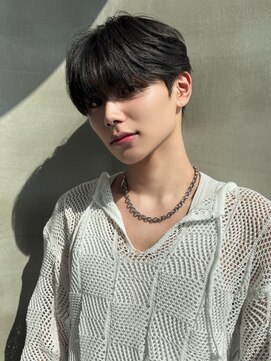 ネーム バイ グロー 大宮(NE:M by GLROW) men's/メンズ/毛流れセンターパート/ナチュラルセンターパート