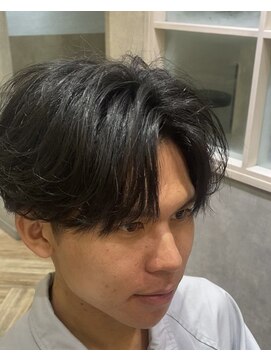 ベル 桑名(BHEL) 桑名メンズパーマフェザーパーマシャドウパーマセンターパート