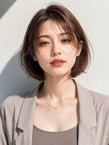 ガレリア 名駅オーキッドビル店(GALLARIA)&nbsp;20代30代40代50代大人可愛いシースルーバング艶ボブ