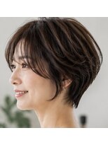 ツインカムエーデックス(TWINCOME index) ひし形ショートボブ