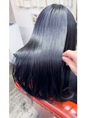 ペールブルーブラック×メテオトリートメント☆彡